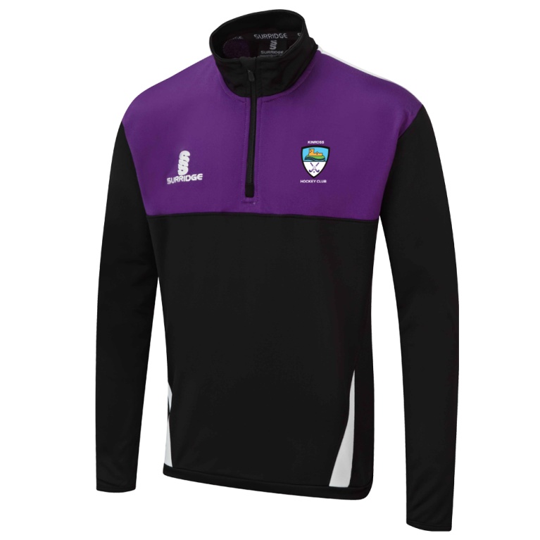 Kinross HC - Women's Blade Performance Top : Black / Purple / White